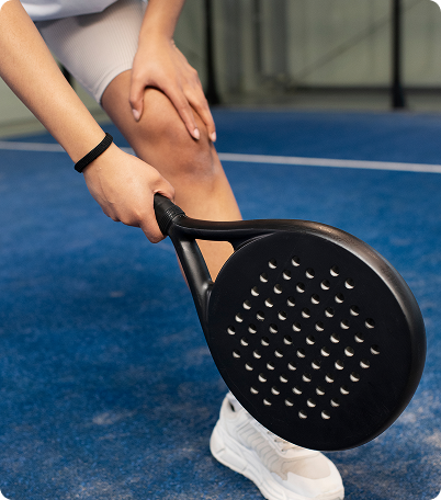 Move - Padel player ready position